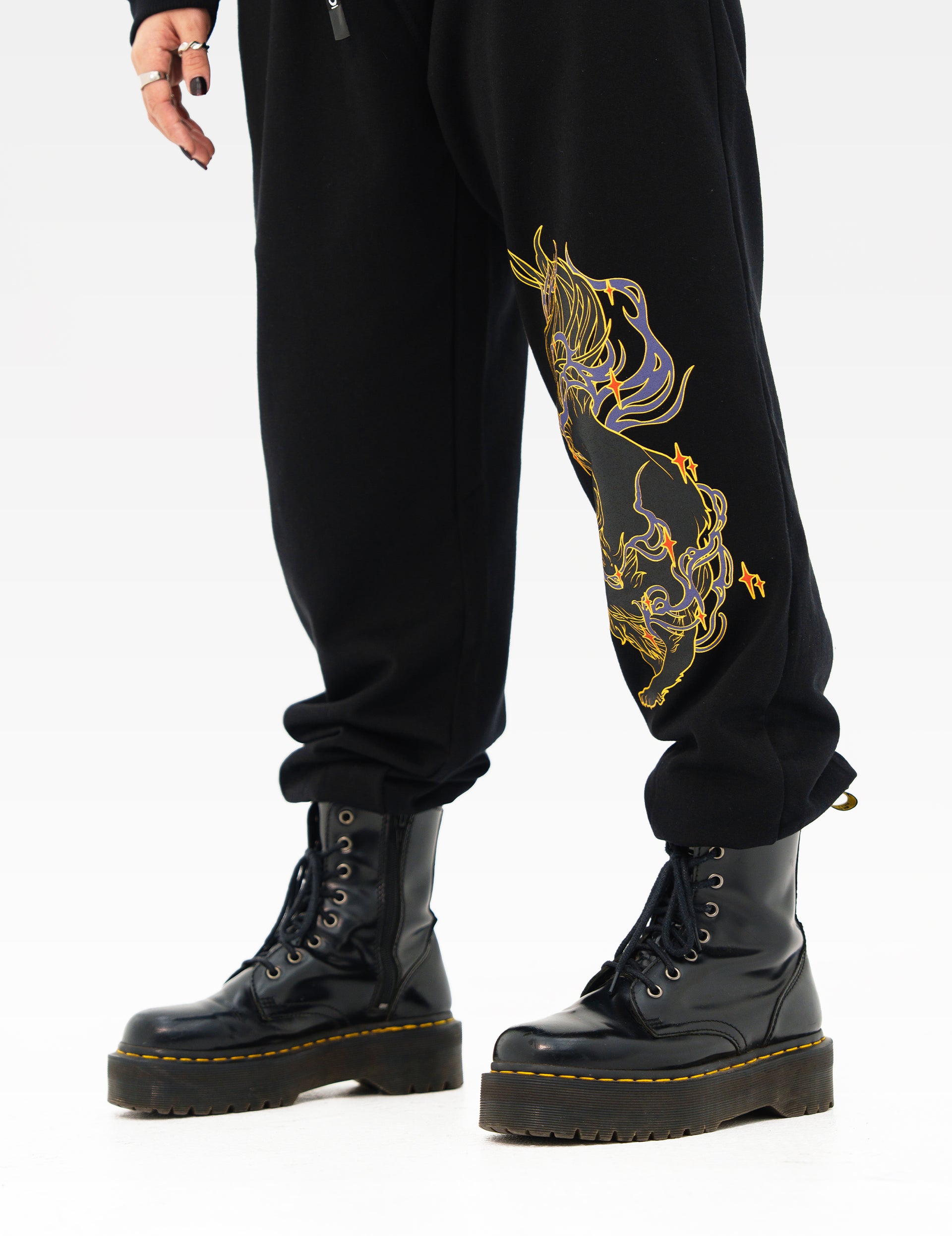 SKOOP® Sweatpants Wvlf Art Black