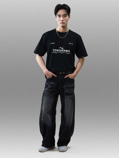 Yokohama Black T-Shirt - SKOOP