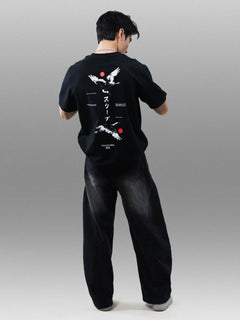 Yokohama Black T-Shirt - SKOOP