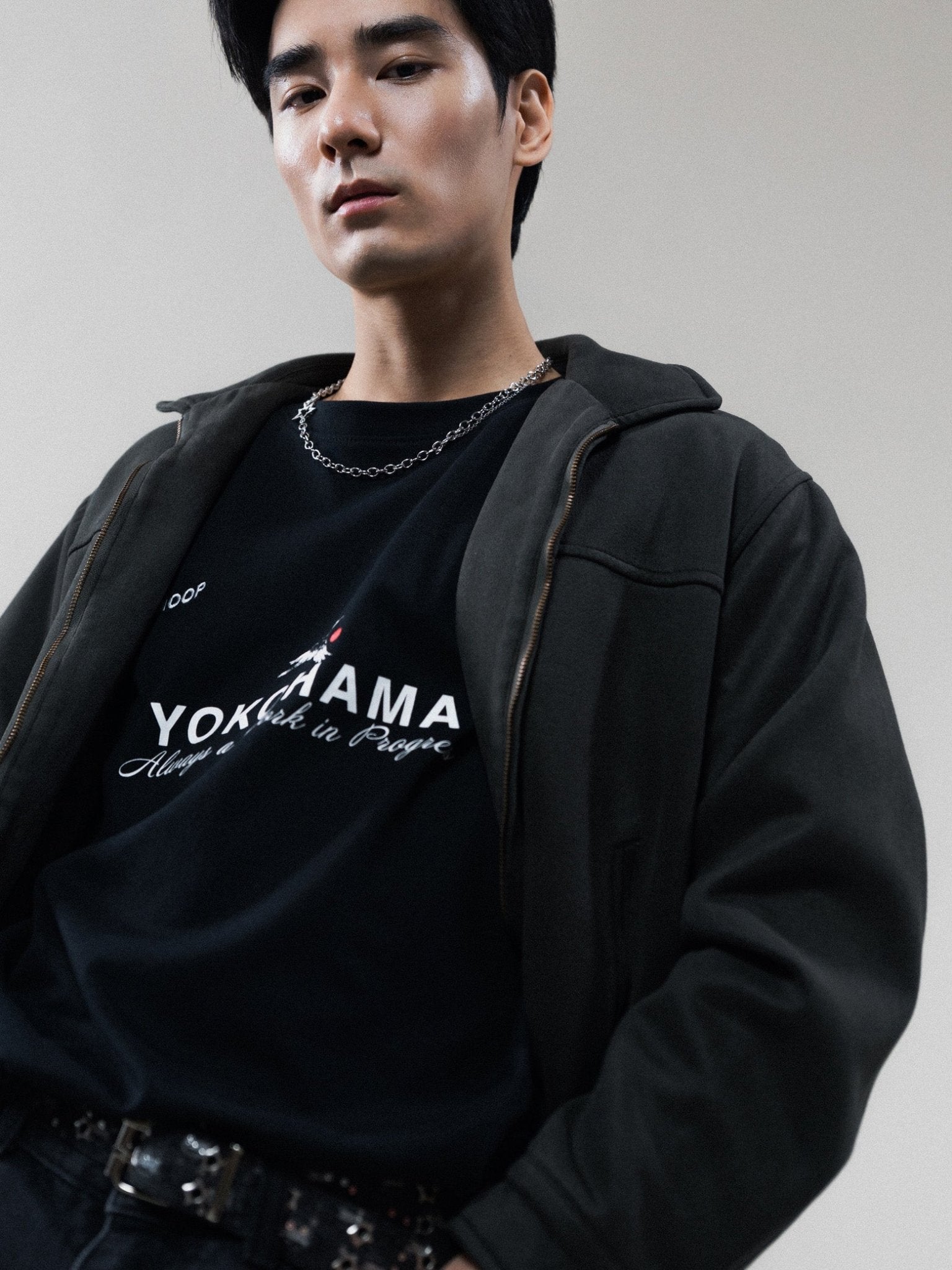 Yokohama Black T-Shirt - SKOOP