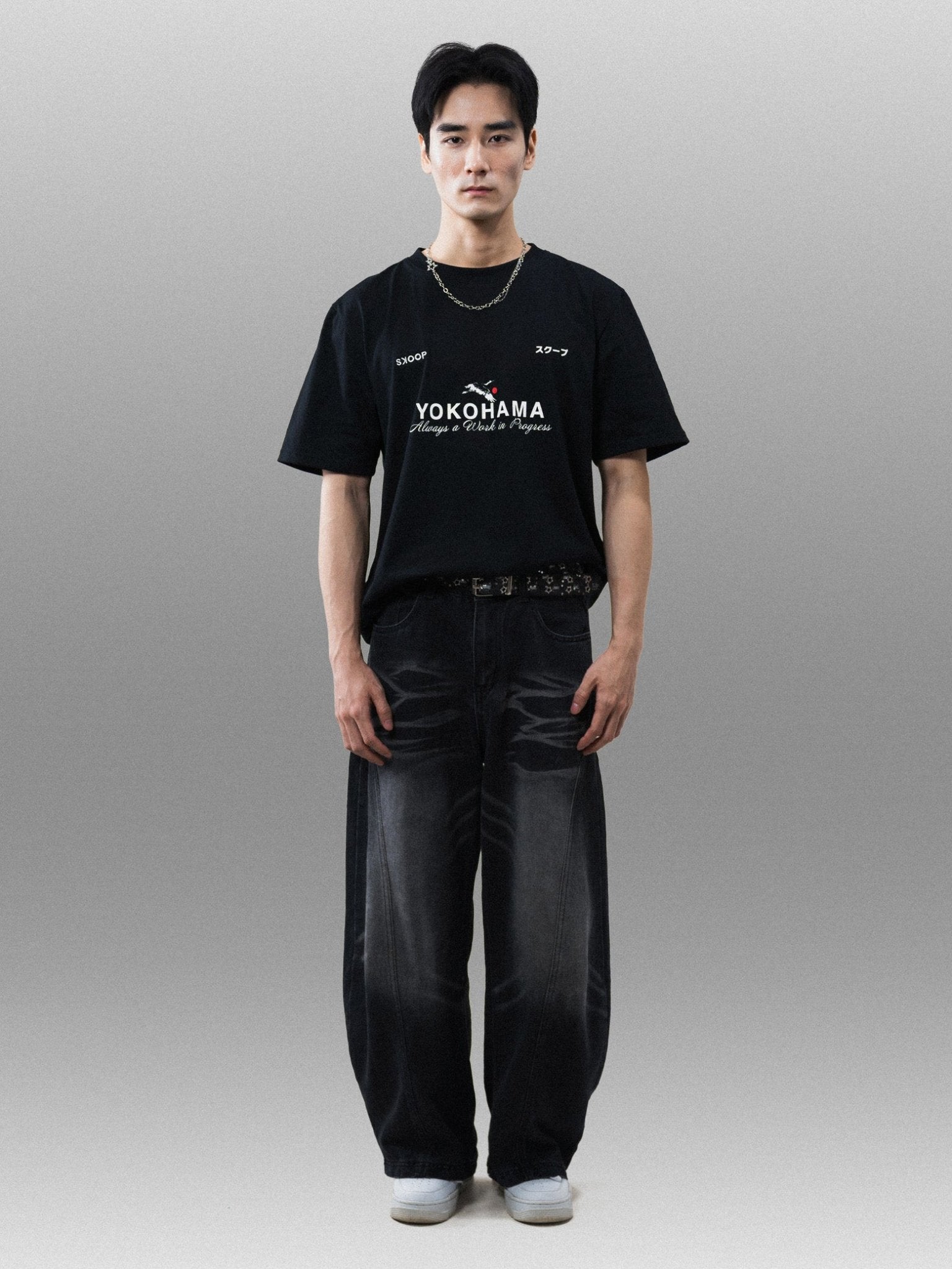 Yokohama Black T-Shirt - SKOOP