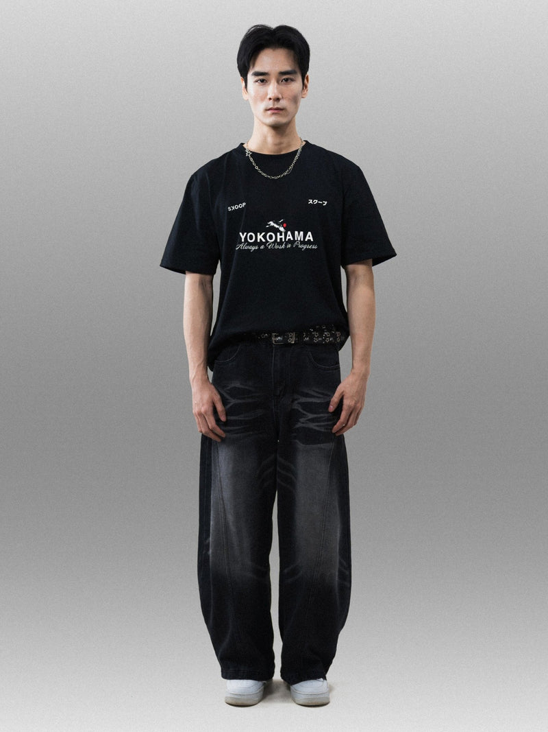 Yokohama Black T-Shirt - SKOOP