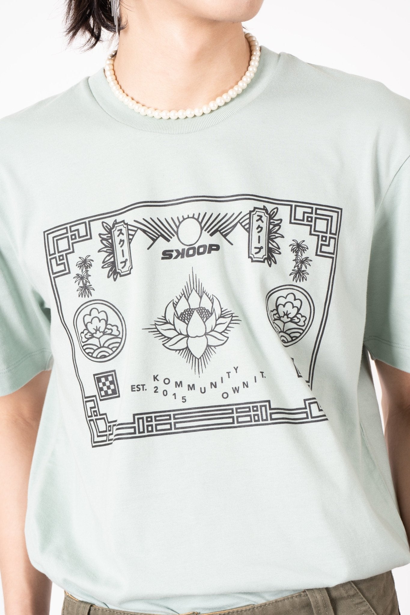 Mint Hasu T-shirt - SKOOP