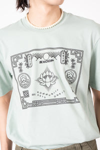Mint Hasu T-shirt - Skoop Kommunity