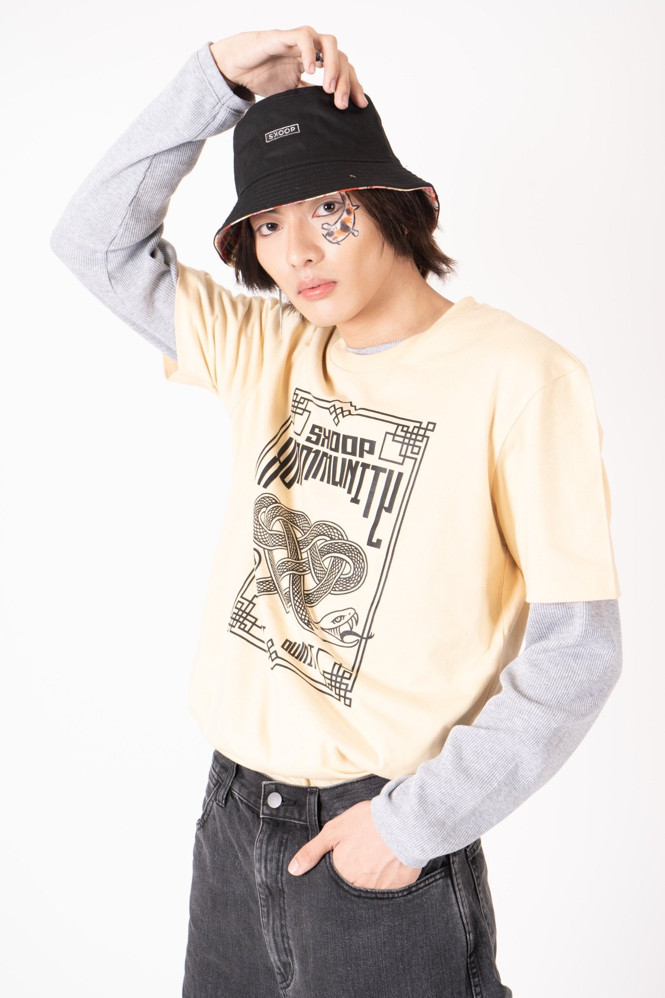 Yellow Hebi T-shirt - SKOOP