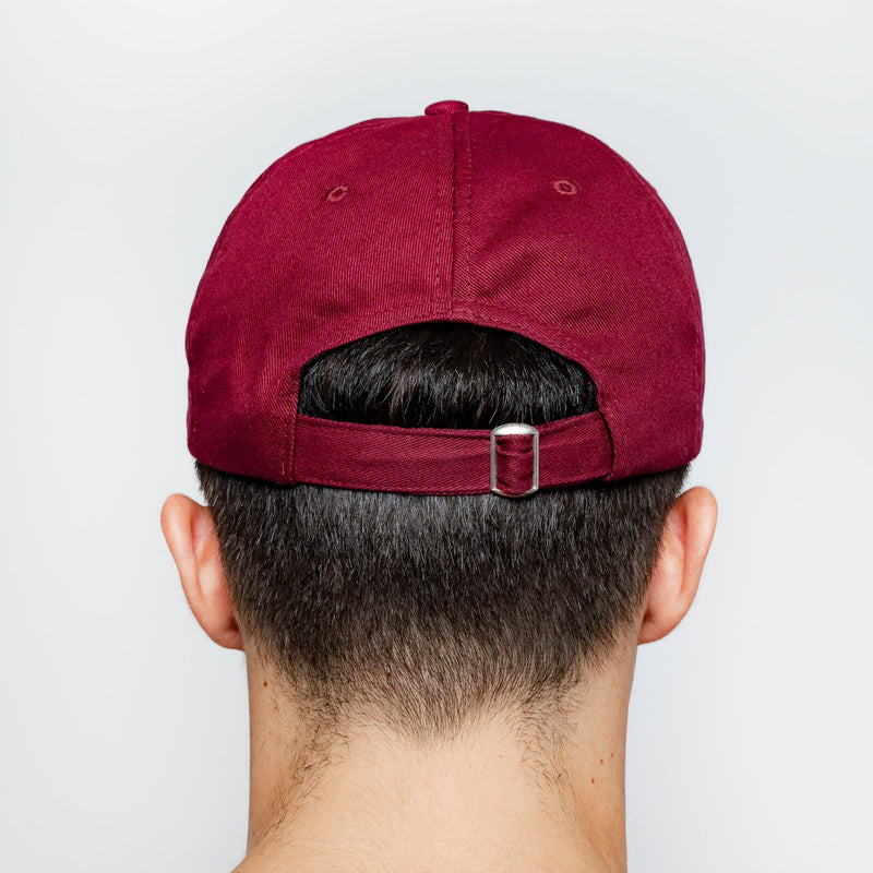 Original Burgundy Cotton Twill Cap - SKOOP