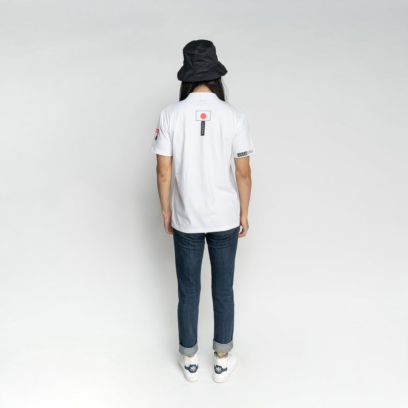 SS7 Sanke White Tee - SKOOP
