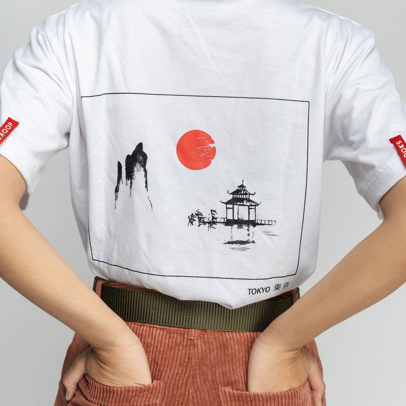 SS7 Rising Sun White Tee - SKOOP