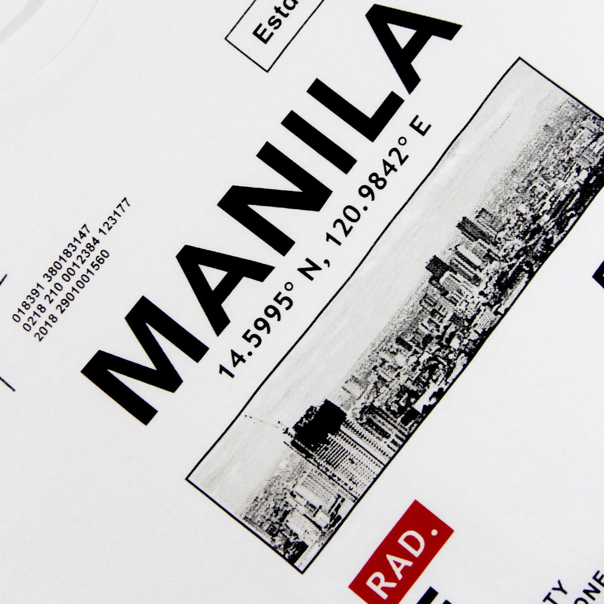 RAD Manila White Tee - SKOOP