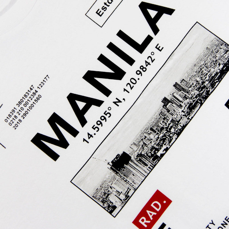 RAD Manila White Tee - SKOOP