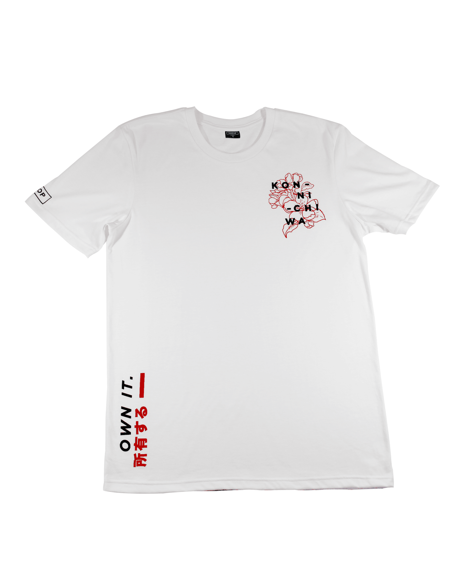 Cherry Blossom White Tee - SKOOP
