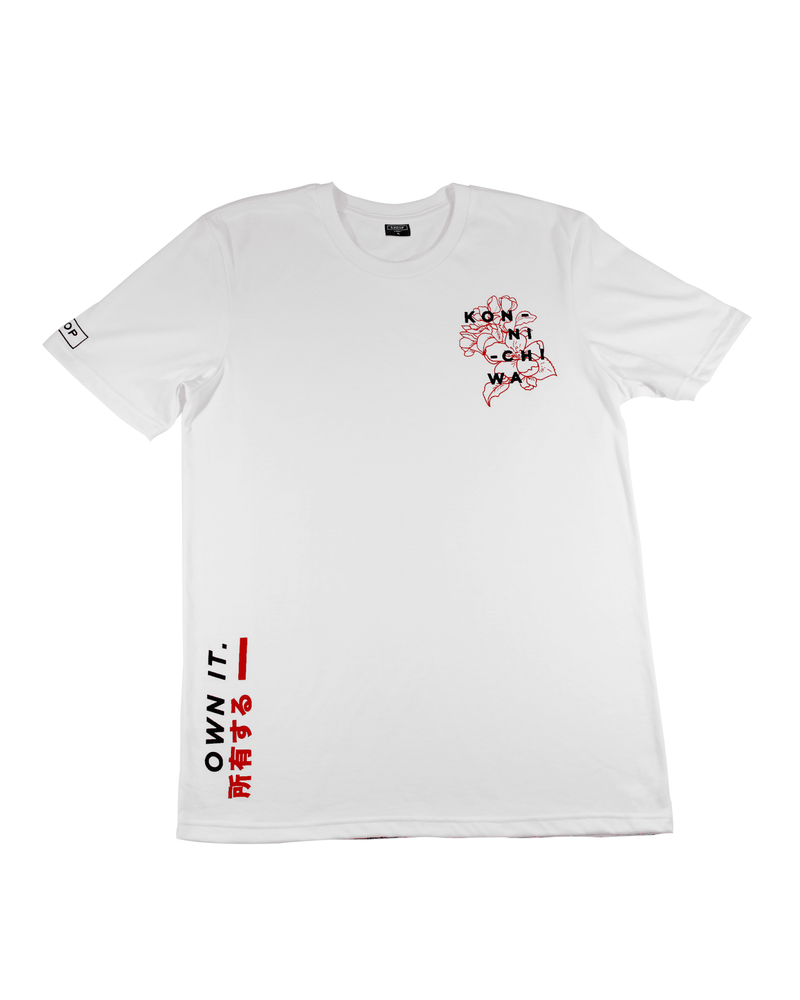 Cherry Blossom White Tee - SKOOP