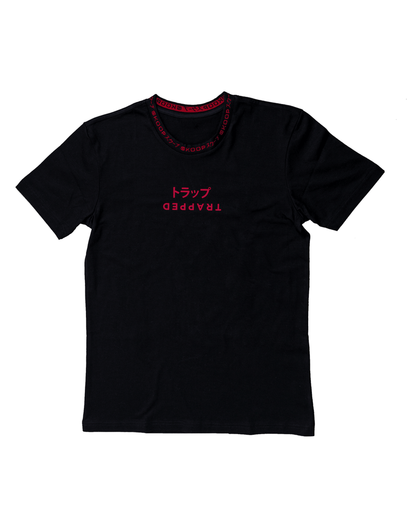 Trapped Signature Black Tee - SKOOP