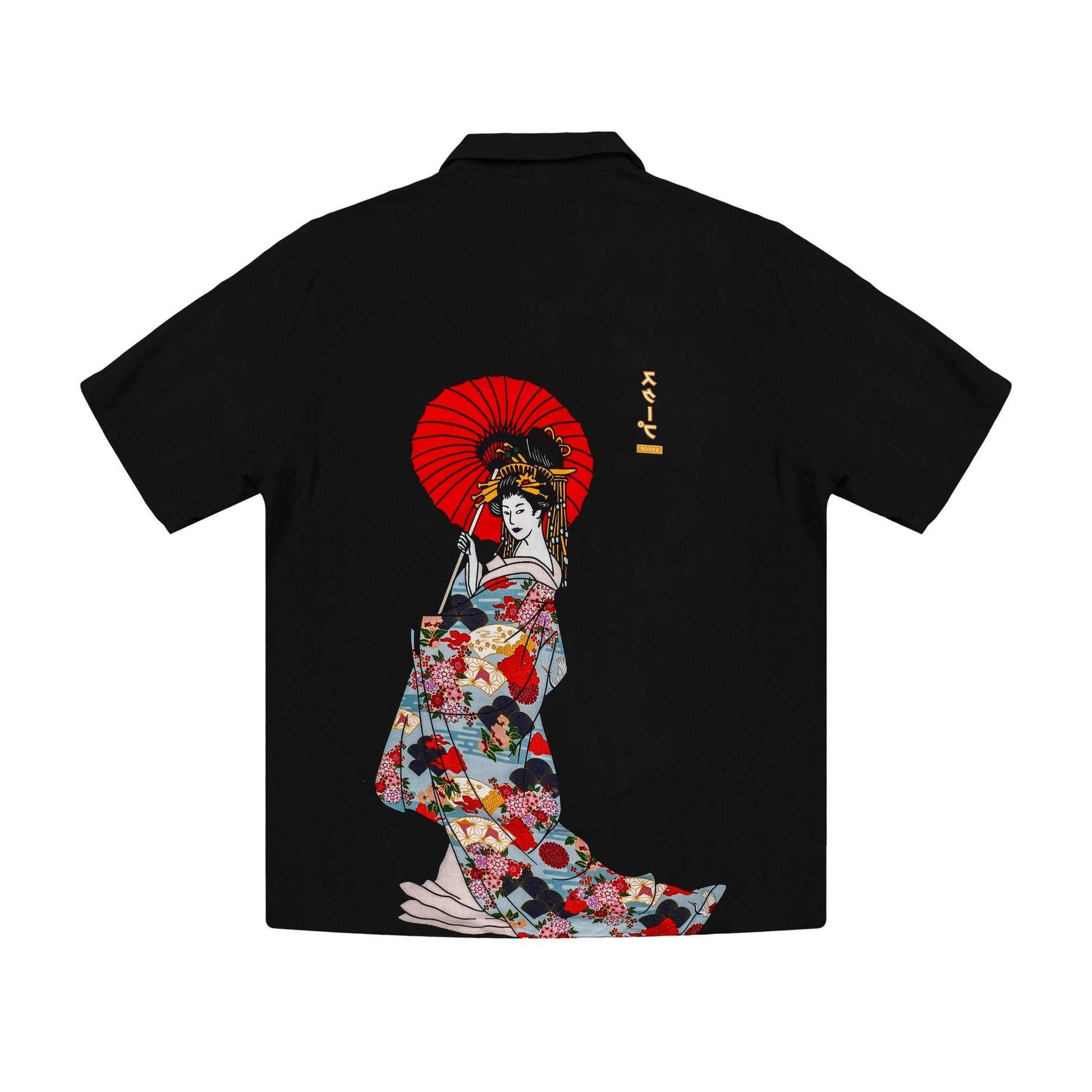 Black Geisha Oversized Polo - SKOOP