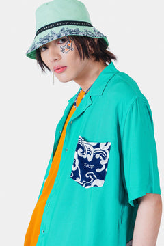 Teal Carp Oversized Polo - SKOOP