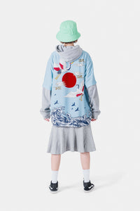 Sky Crane Oversized Polo - Skoop Kommunity