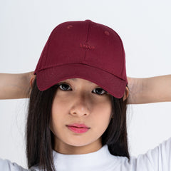 Original Burgundy Cotton Twill Cap - SKOOP