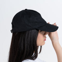 Original Black Cotton Twill Cap - SKOOP