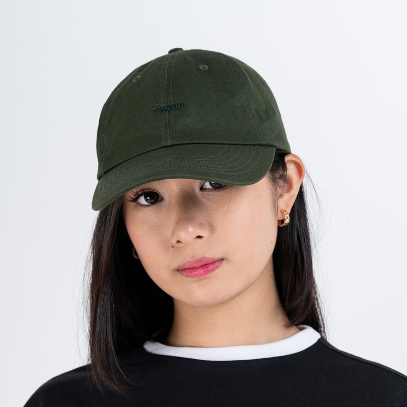Original Army Green Cotton Twill Cap - SKOOP