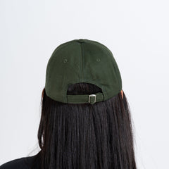 Original Army Green Cotton Twill Cap - SKOOP