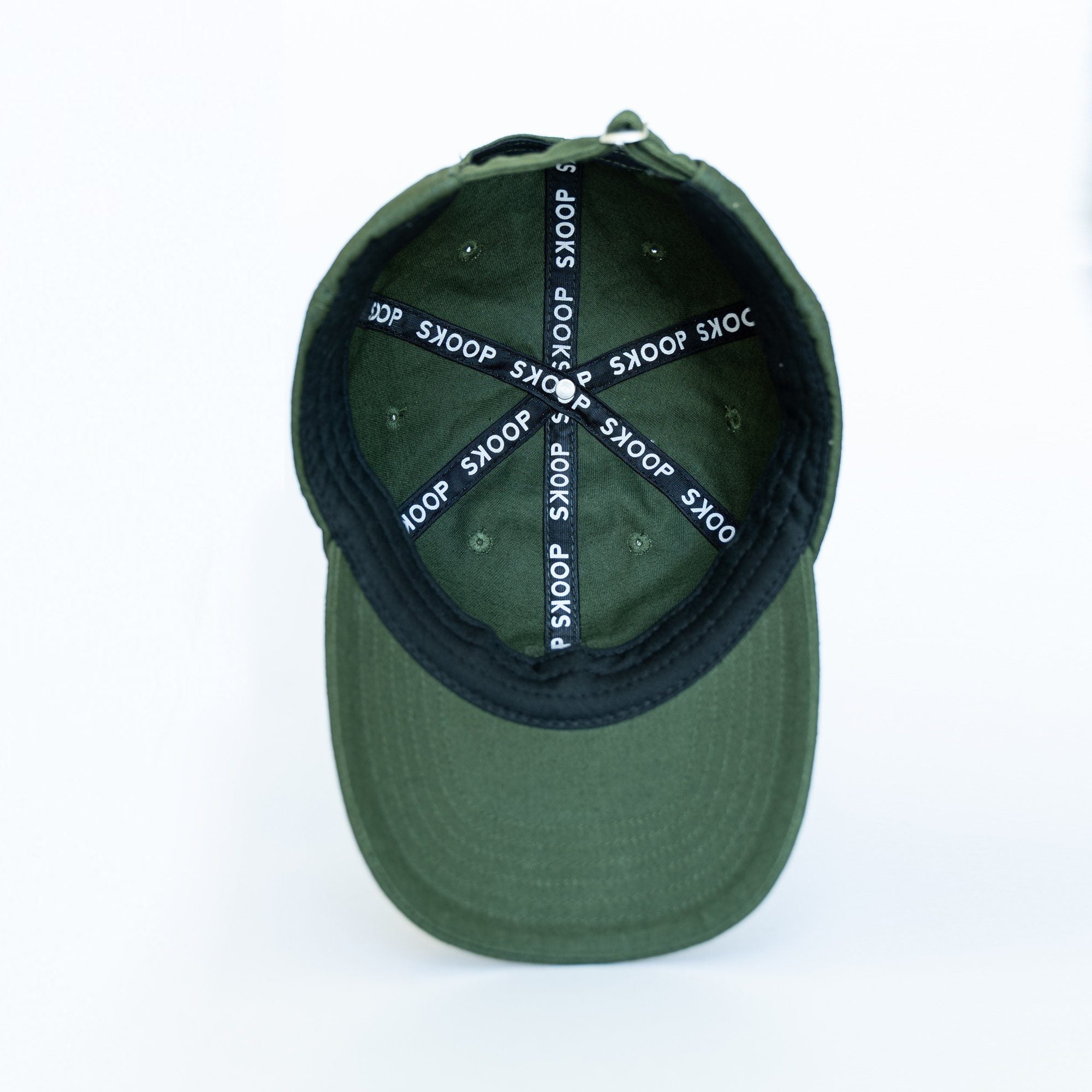 Original Army Green Cotton Twill Cap - SKOOP