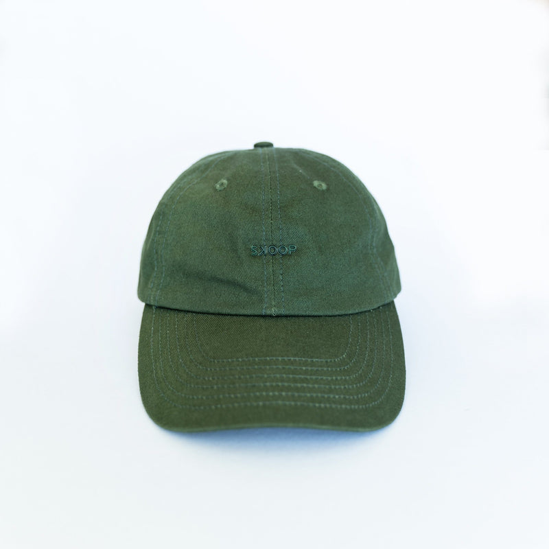 Original Army Green Cotton Twill Cap - SKOOP
