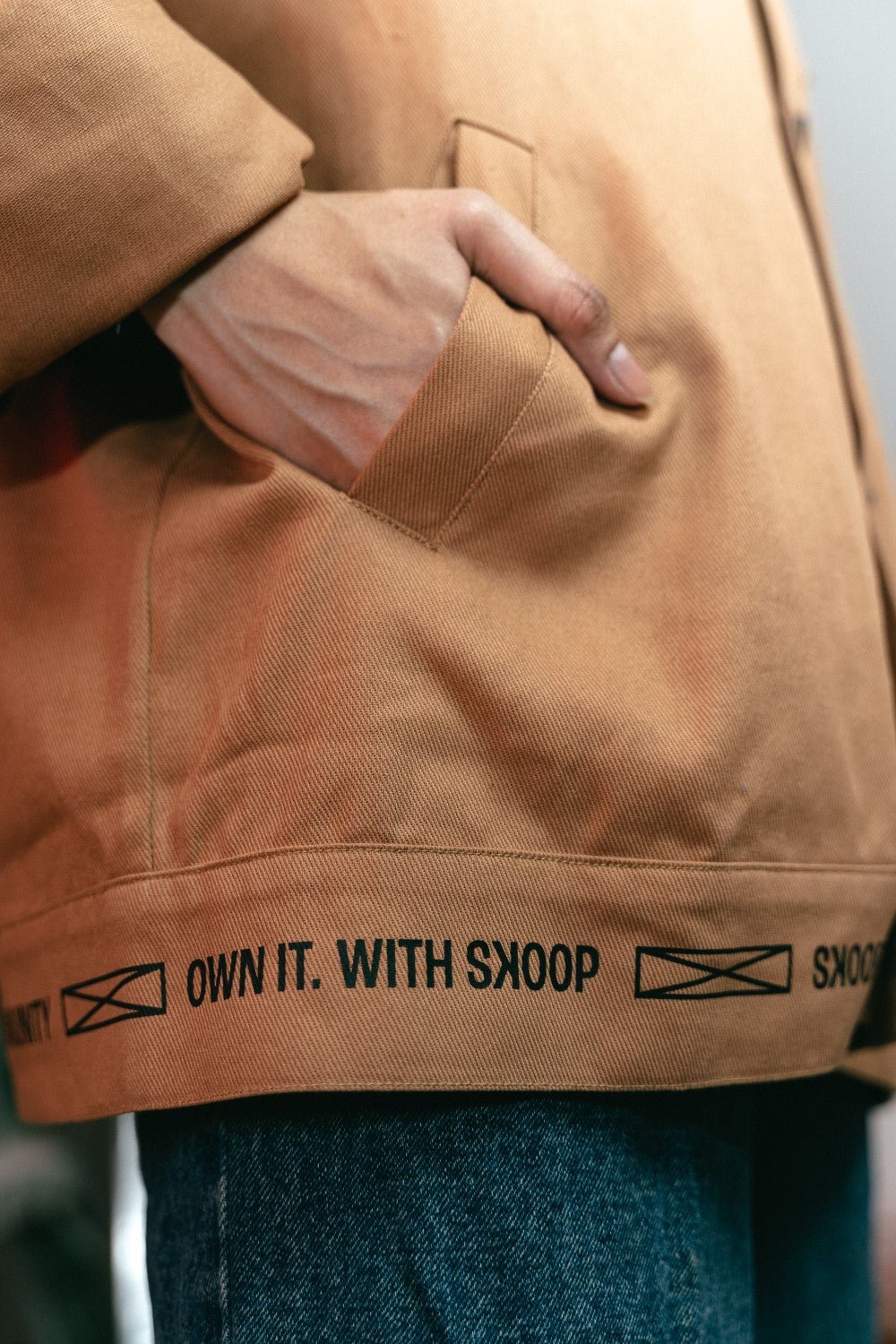 SKOOP® Happy Accidents Denim Jacket: Frame of Mind - SKOOP