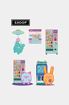 10 PIECES STICKERS - SKOOP