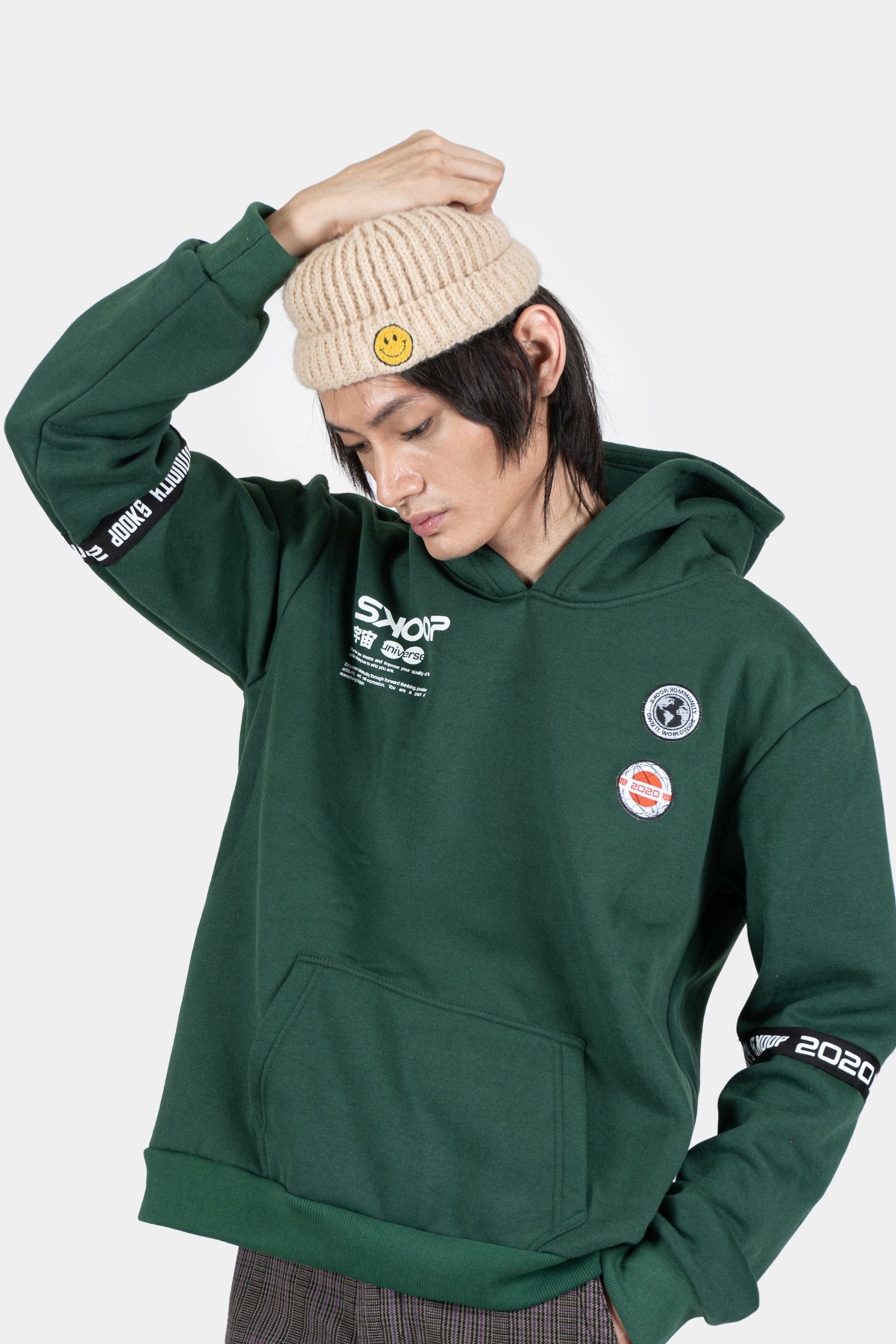 Universe - Green Space Hoodie | SKOOP Kommunity