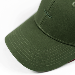 Original Army Green Cotton Twill Cap - SKOOP