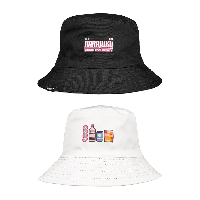 Harajuku Reversible Bucket Hat - SKOOP