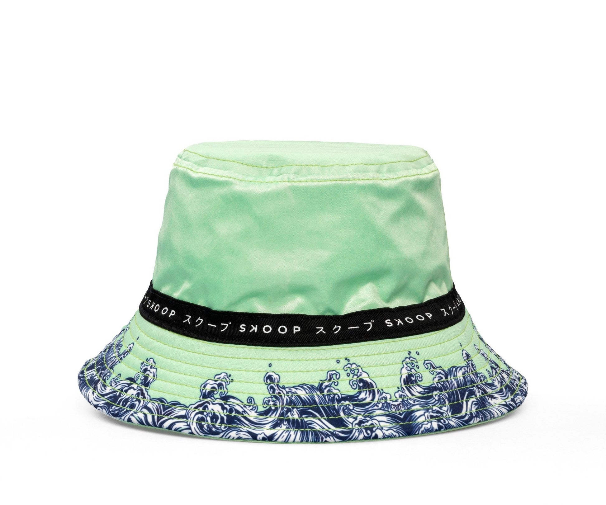 Mint Wave Reversible Bucket Hat - SKOOP