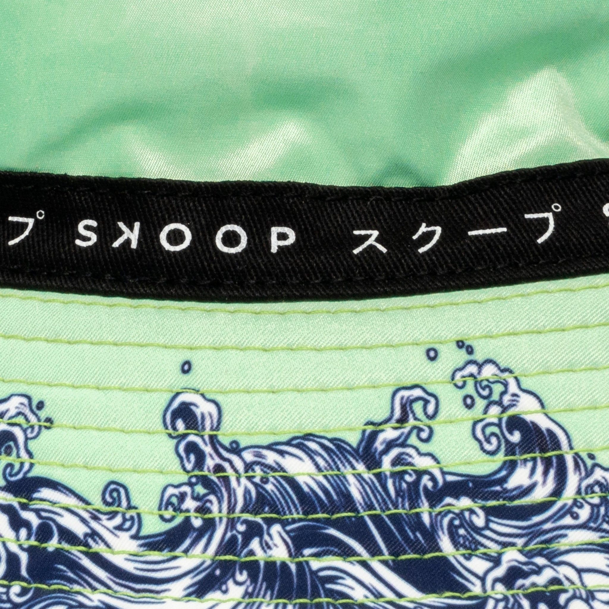Mint Wave Reversible Bucket Hat - SKOOP