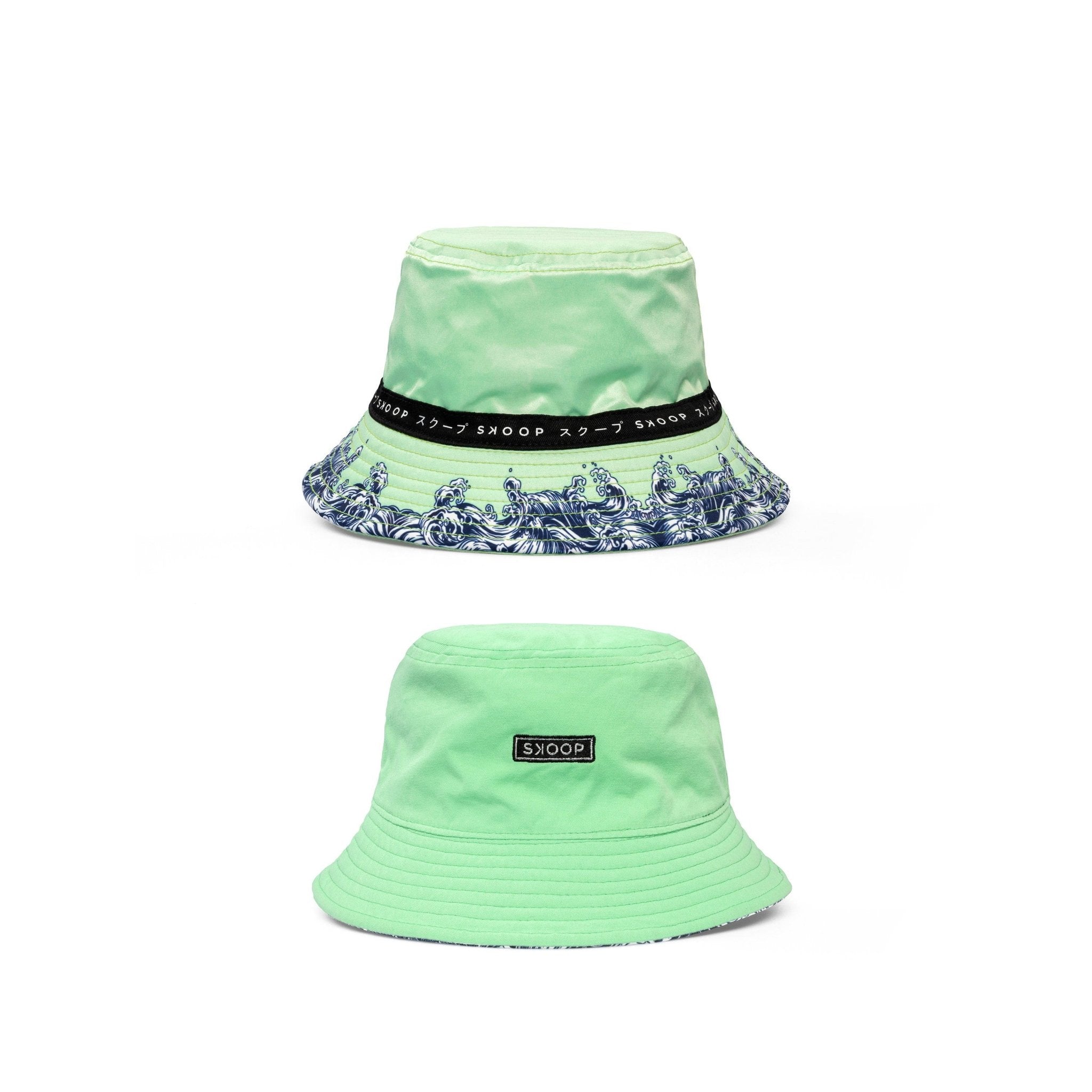 Mint Wave Reversible Bucket Hat - SKOOP