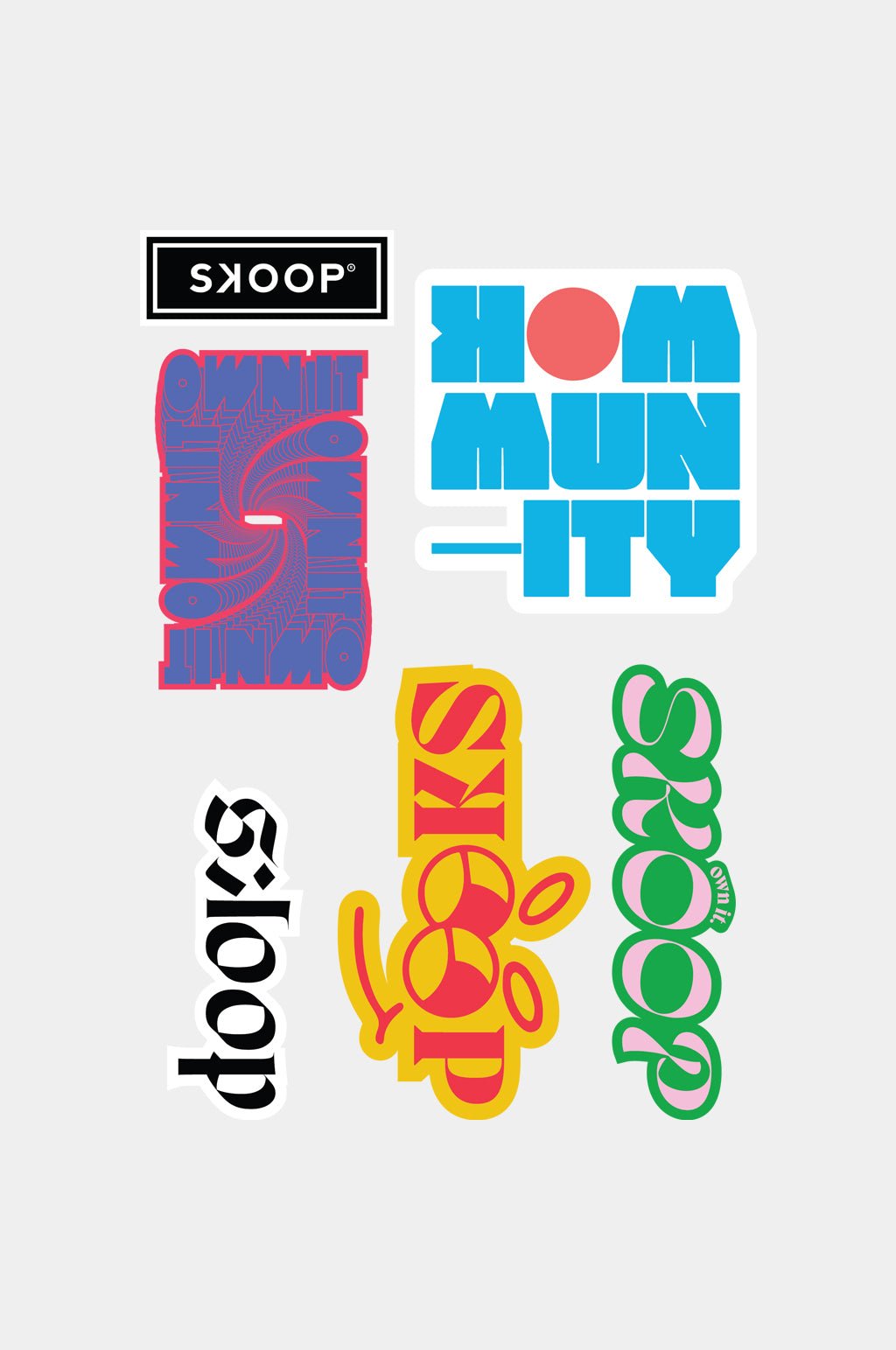 10 PIECES STICKERS - SKOOP