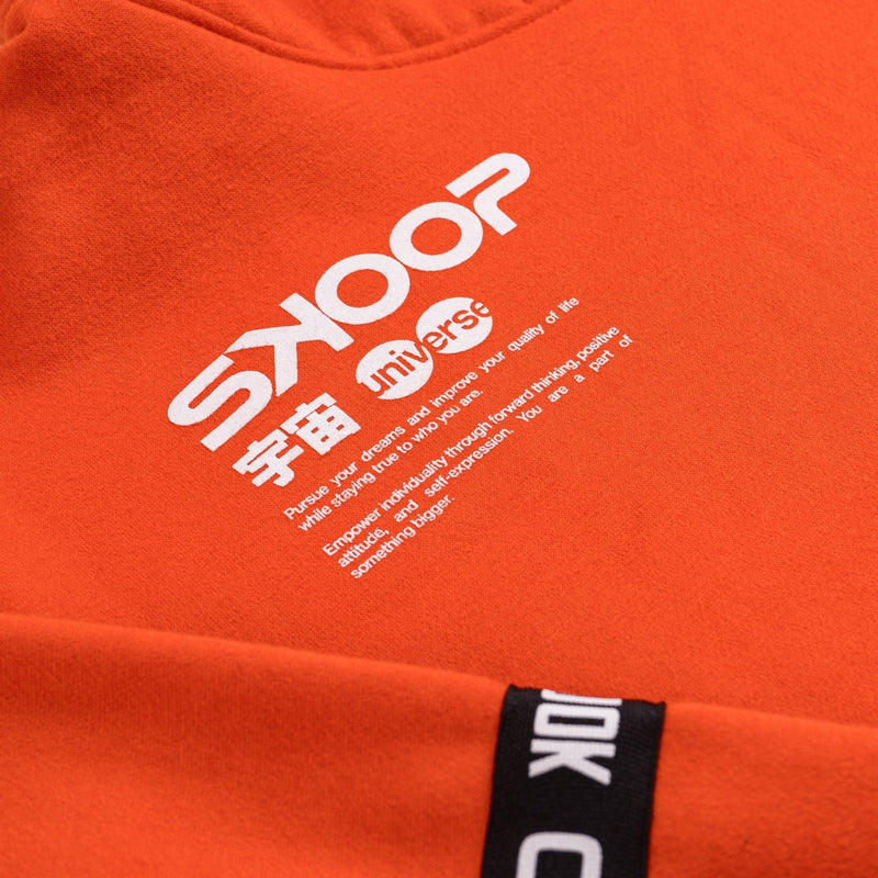 Universe - Orange Space Hoodie - SKOOP