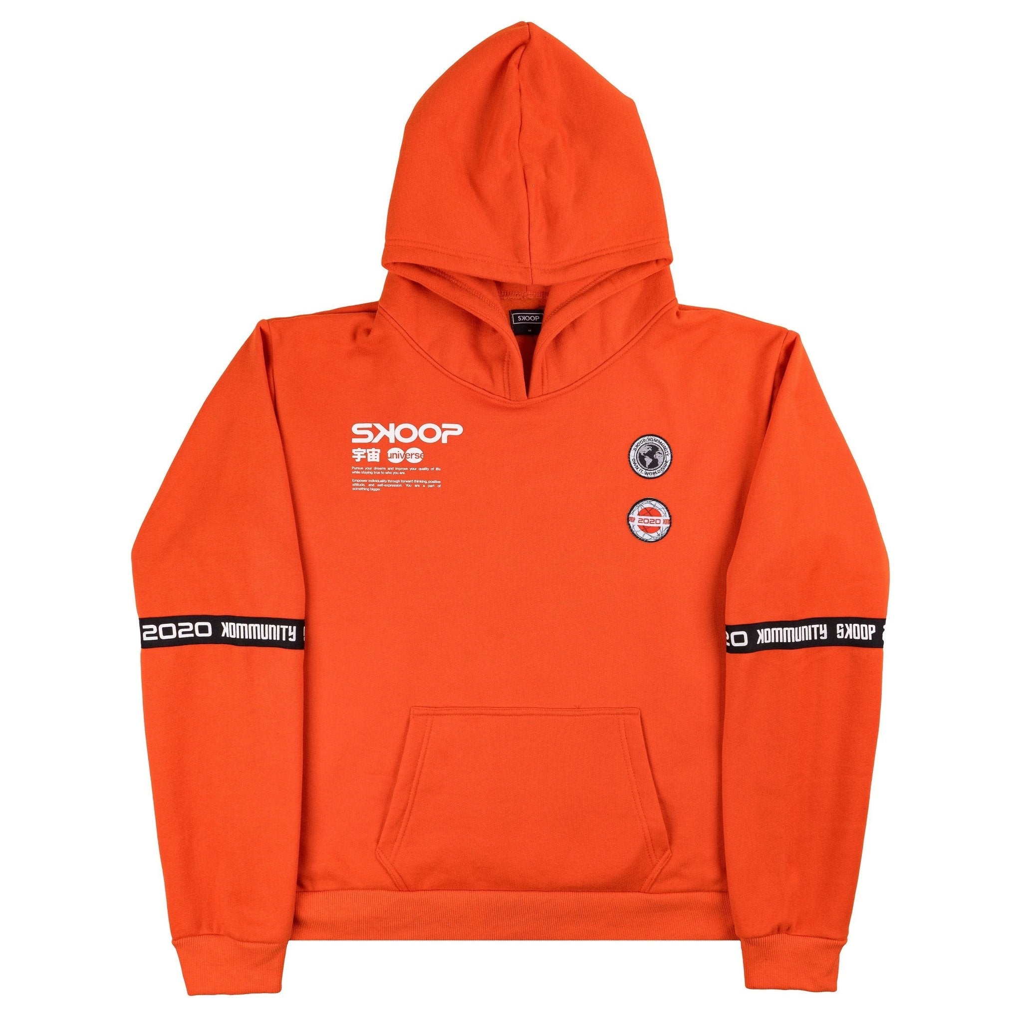 Universe - Orange Space Hoodie - SKOOP