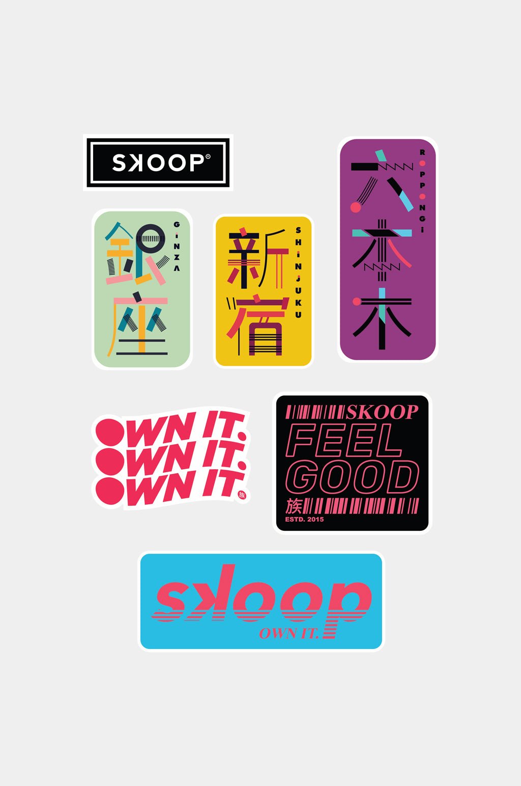 10 PIECES STICKERS - SKOOP