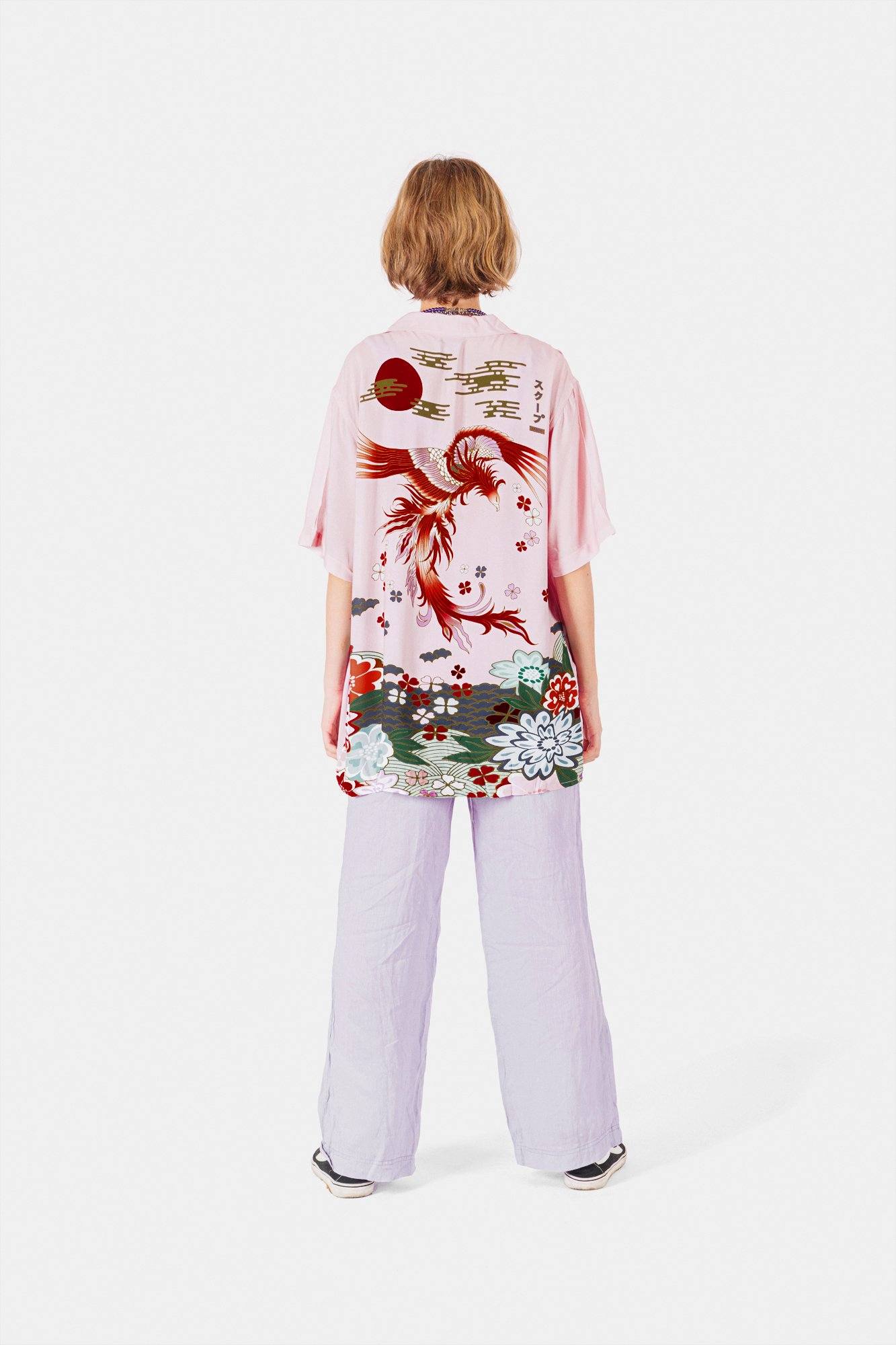 Pink Phoenix Oversized Polo - SKOOP