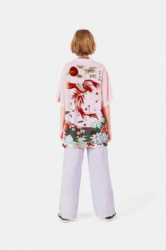 Pink Phoenix Oversized Polo - SKOOP