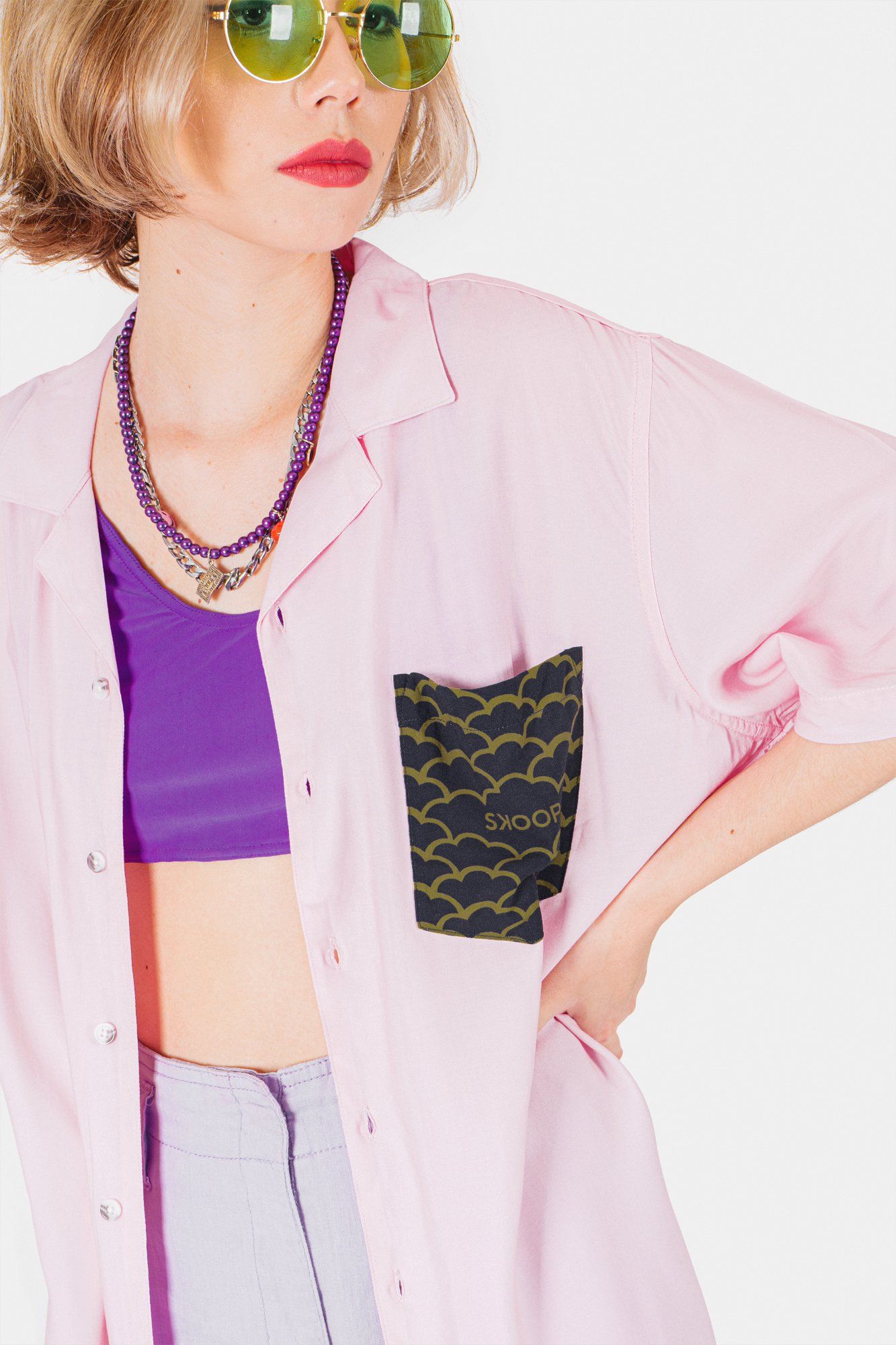 Pink Phoenix Oversized Polo - SKOOP