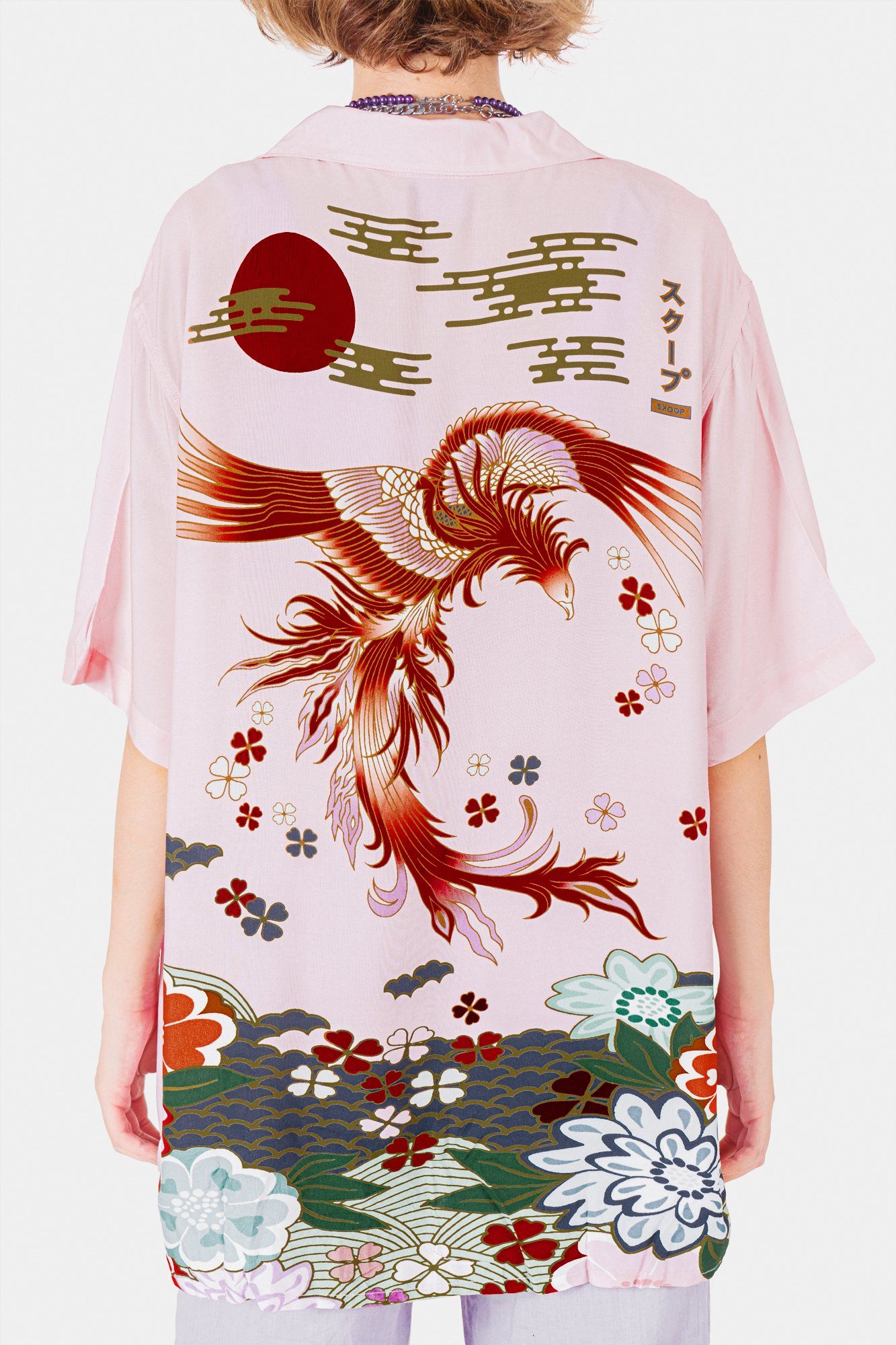 Pink Phoenix Oversized Polo - SKOOP