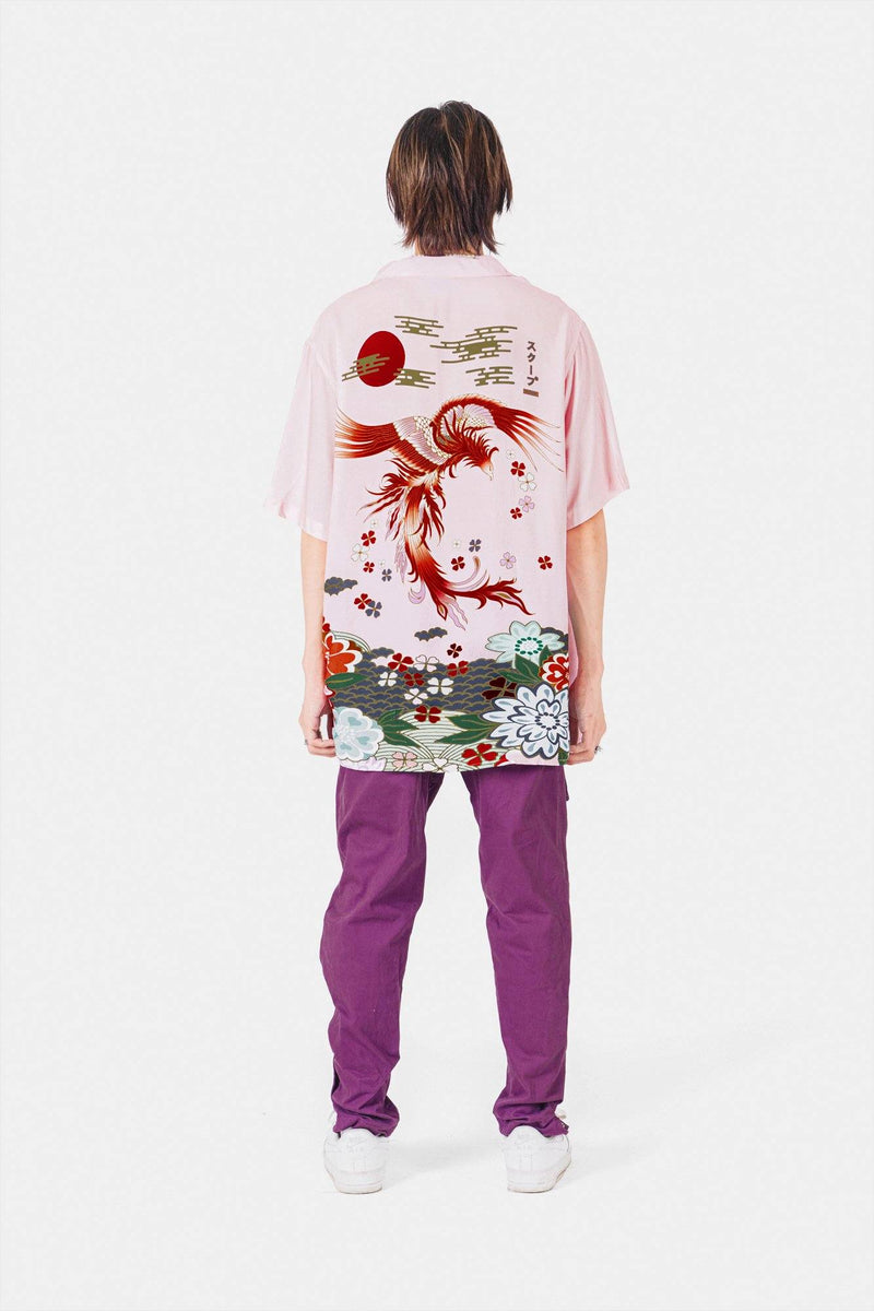 Pink Phoenix Oversized Polo - SKOOP