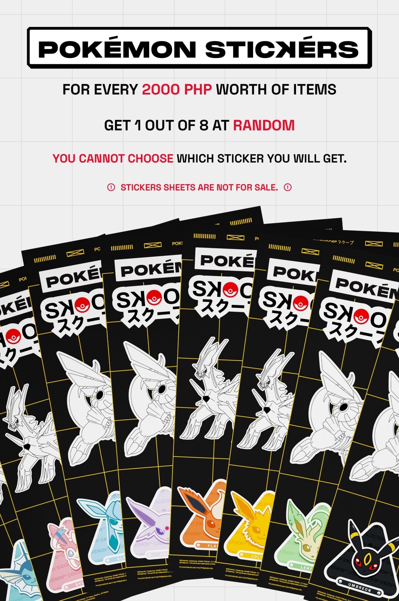 POKÉMON™ sticker pack by SKOOP® - SKOOP