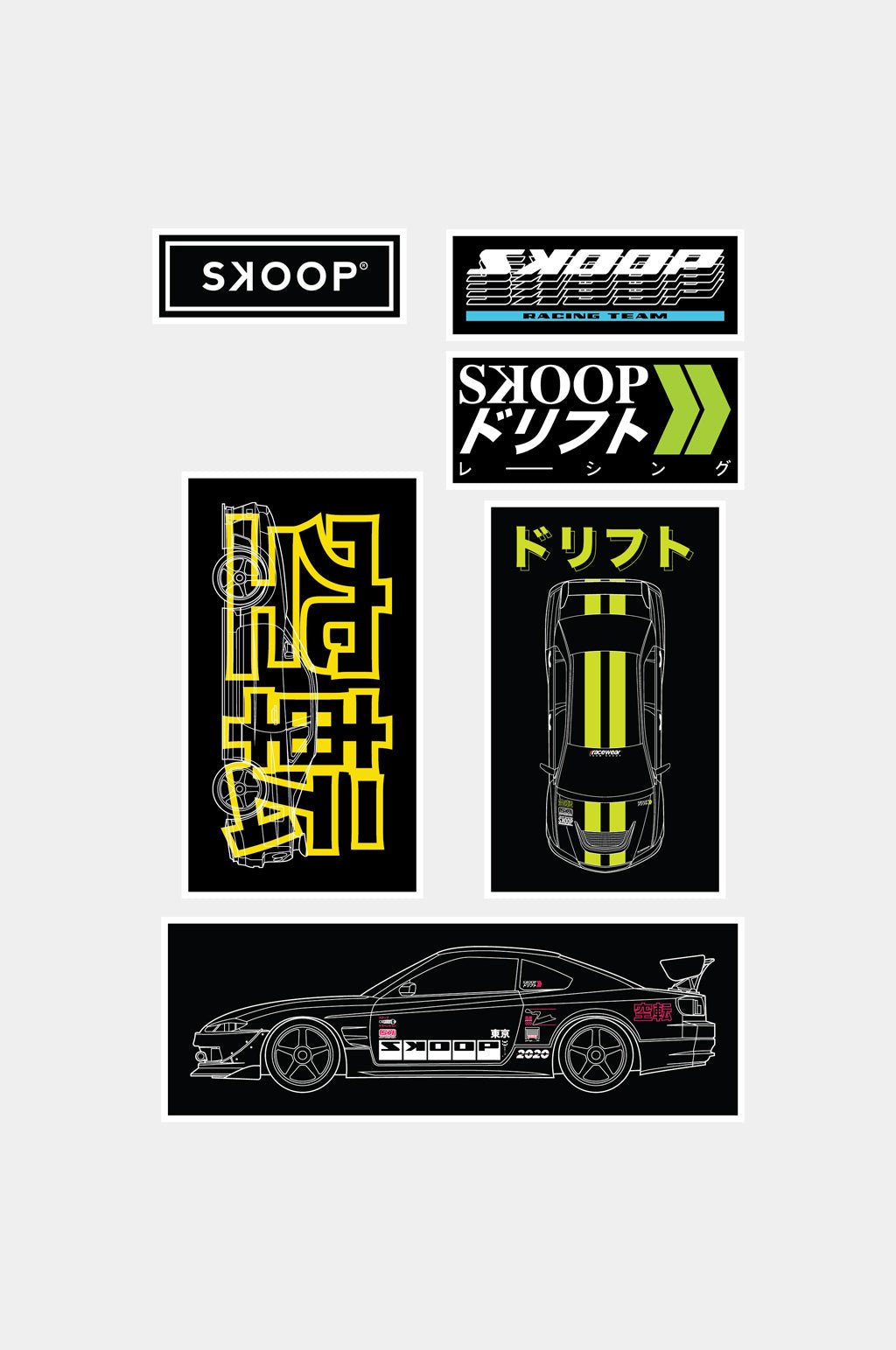 10 PIECES STICKERS - SKOOP