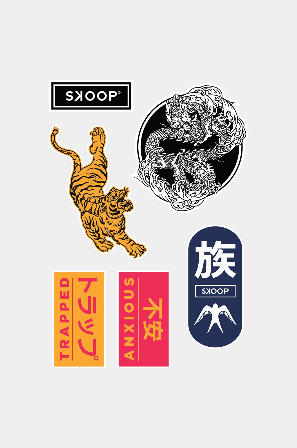 10 PIECES STICKERS - SKOOP