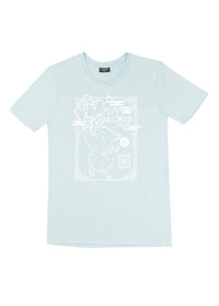 Sky Kitsune T-shirt - Skoop Kommunity