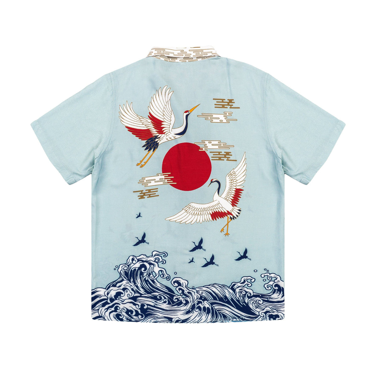 Sky Crane Oversized Polo - Skoop Kommunity