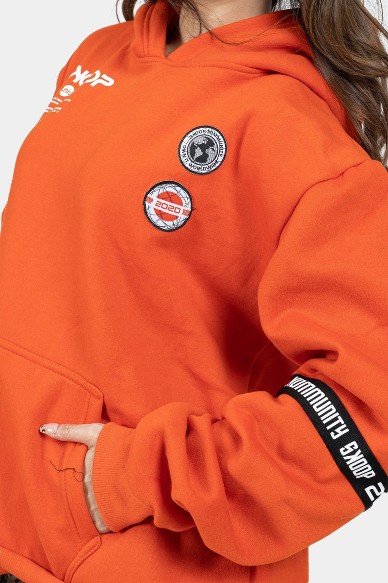 Universe - Orange Space Hoodie - SKOOP
