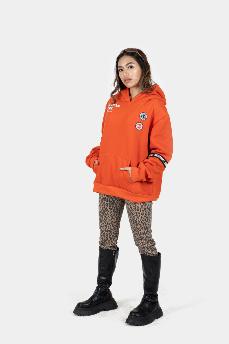 Universe - Orange Space Hoodie - SKOOP